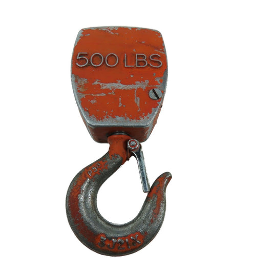 P3B 3J21X 500lb Capacity Single Sheave Swivel Hook Pulley Block