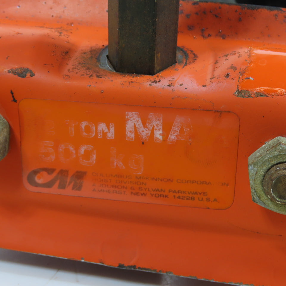 CM 1/2 Ton Low Headroom Trolley Wheel Frame Assembly