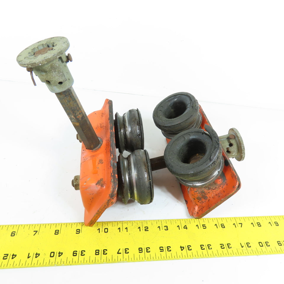 CM 1/2 Ton Low Headroom Trolley Wheel Frame Assembly
