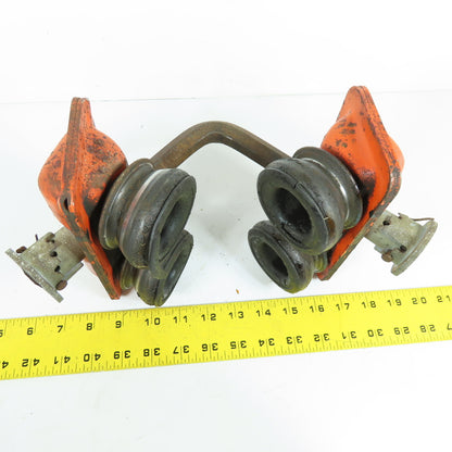CM 1/2 Ton Low Headroom Trolley Wheel Frame Assembly
