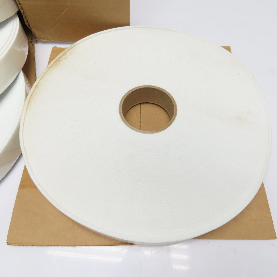 Sutherland Felt Co. WRX 1/8 x 1.5 x 100' White Felt Stripping Roll Lot Of 14