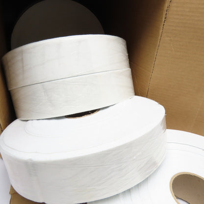 Sutherland Felt Co. 3" x 1/8" x 100' White Felt Stripping Roll Lot Of 10