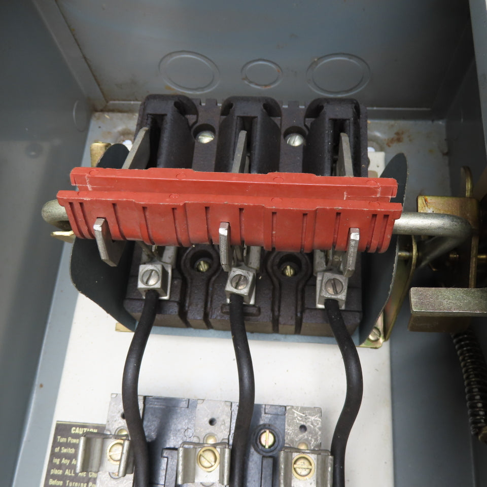 Square D 8538SDG-16 60A 3-Pole Fusible Combo Starter Disconnect Switch Size 2