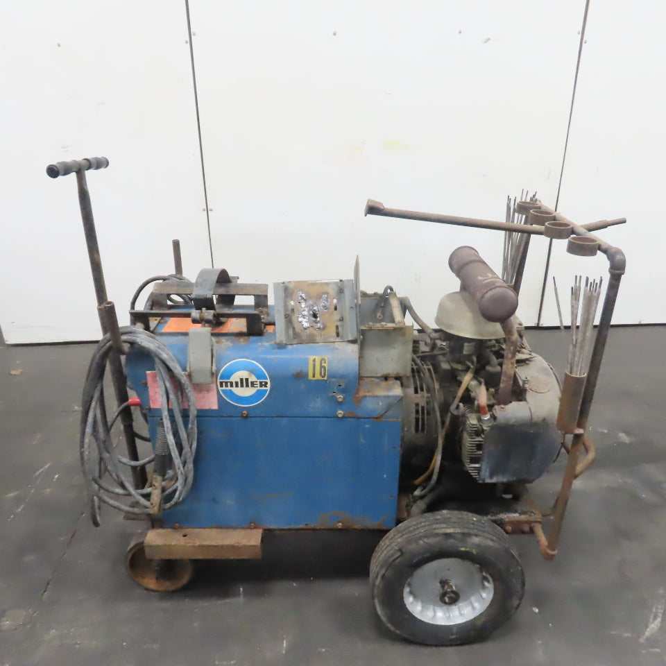 Miller AEAD-200LE Constant Current DC Arc Welder Generator Onan Gas Motor