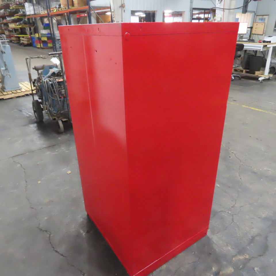 Stanley Vidmar 6 Drawer Small Parts Tool Storage Shop Cabinet 30" x 28" x 59"