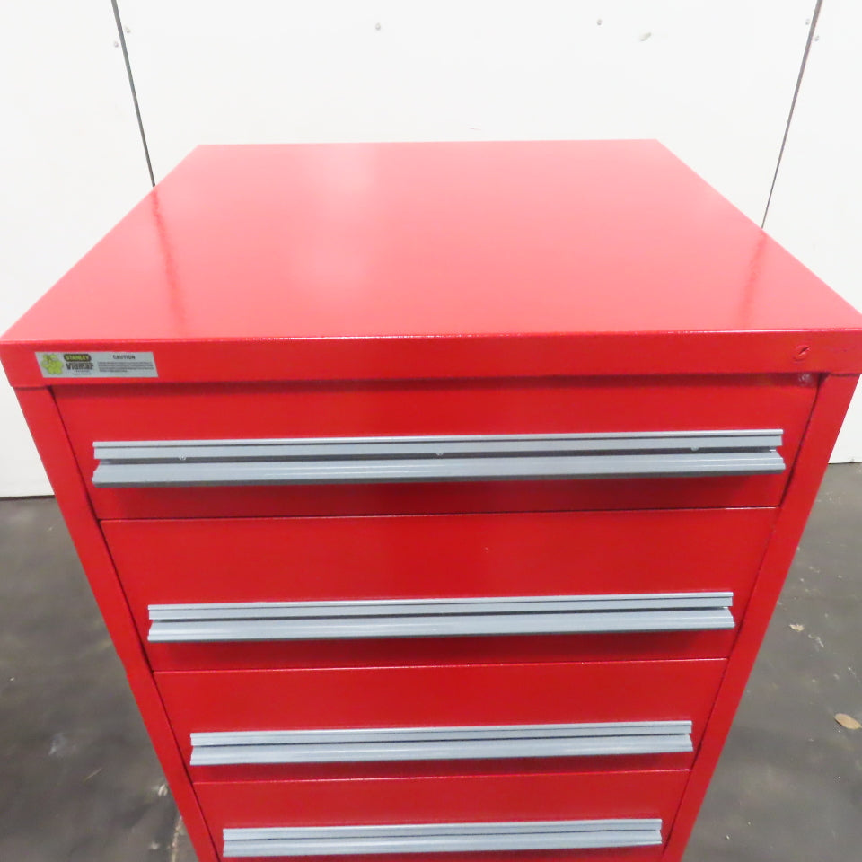 Stanley Vidmar 6 Drawer Small Parts Tool Storage Shop Cabinet 30" x 28" x 59"