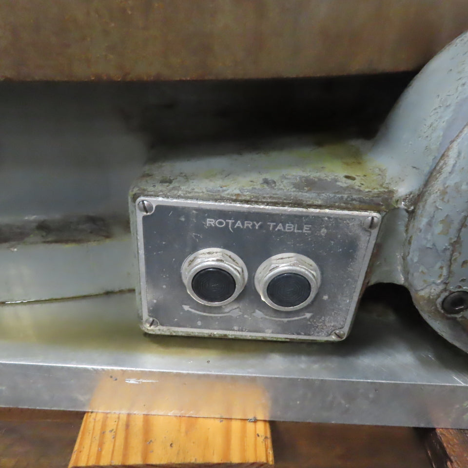 Pratt & Whitney 50" Plain Power Rotary Table 208-220/440V 3Ph 3/4HP