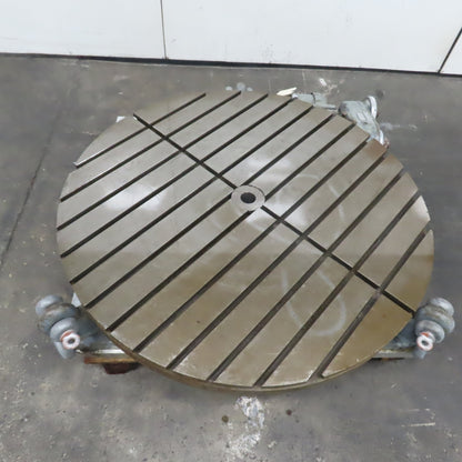 Pratt & Whitney 50" Plain Power Rotary Table 208-220/440V 3Ph 3/4HP