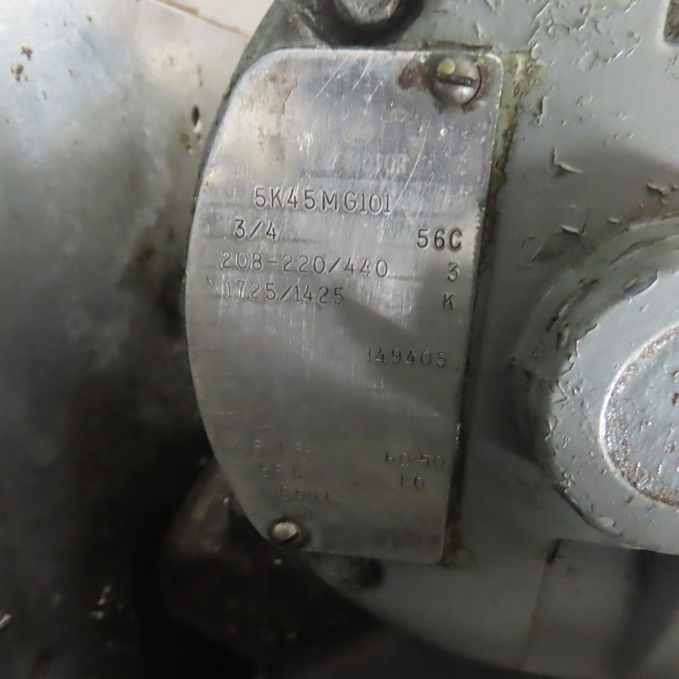 Pratt & Whitney 50" Plain Power Rotary Table 208-220/440V 3Ph 3/4HP