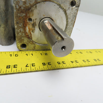Mitrpak 1:1 Ratio Right Angle Bevel Gearbox 4" Flange Mount 1" Shafts