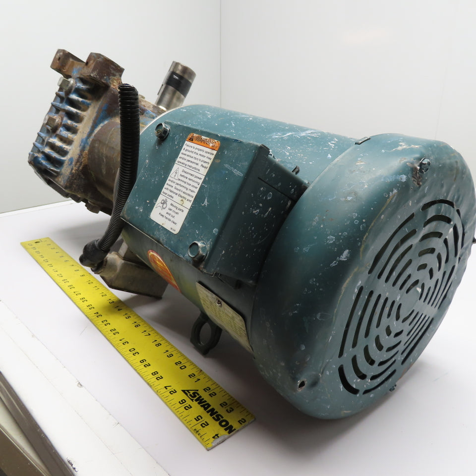 Cone Drive MHV35-8B 5HP Right Angle Gear Motor 230/460V 3Ph 60:1 Ratio