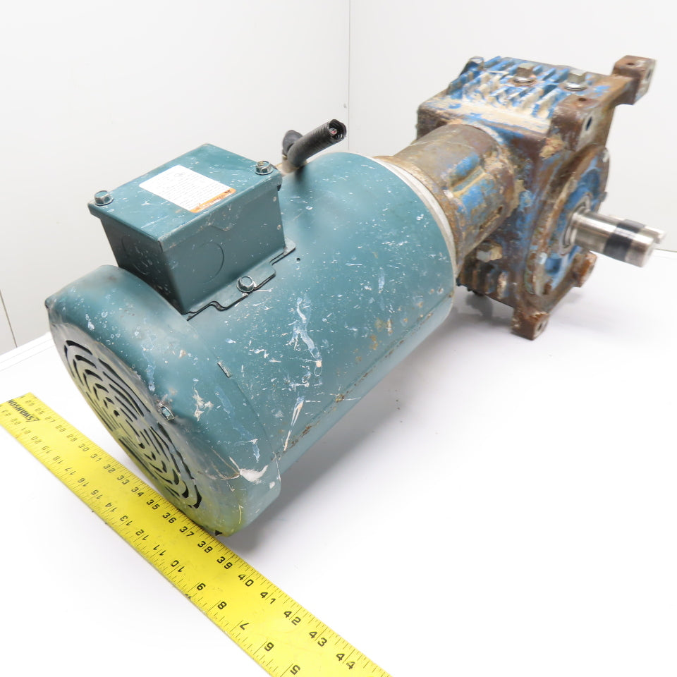 Cone Drive MHV35-8B 5HP Right Angle Gear Motor 230/460V 3Ph 60:1 Ratio