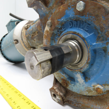 Cone Drive MHV35-8B 5HP Right Angle Gear Motor 230/460V 3Ph 60:1 Ratio