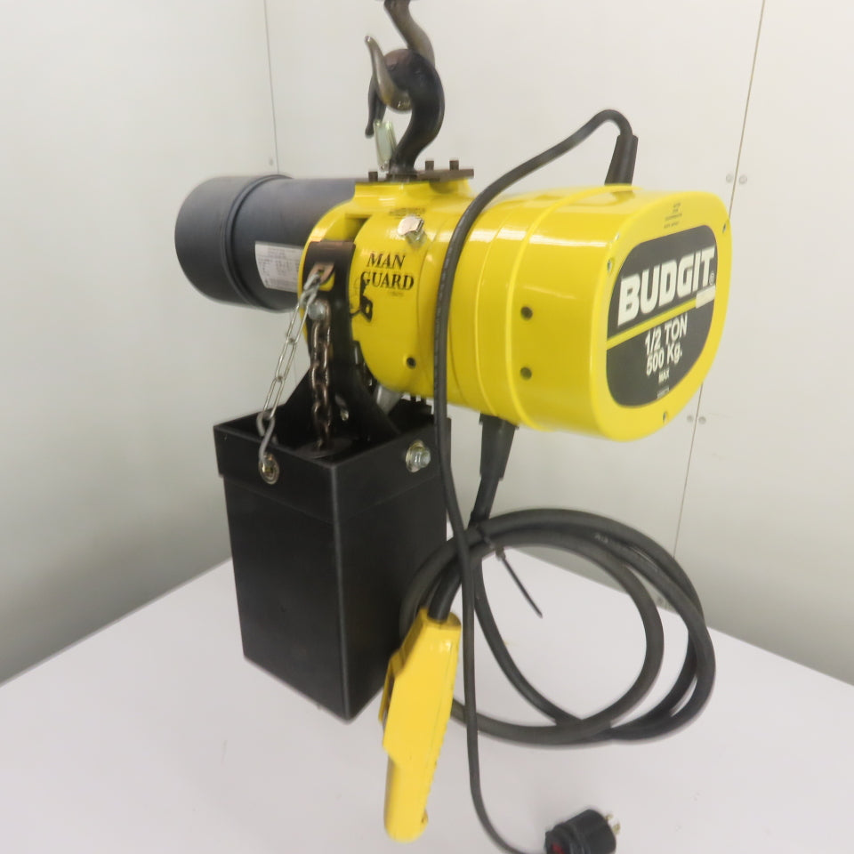 Budgit BEHC5032 1/2 Ton 1000LB 2-Speed Electric Chain Hoist 460/380V 3Ph 12'Lift