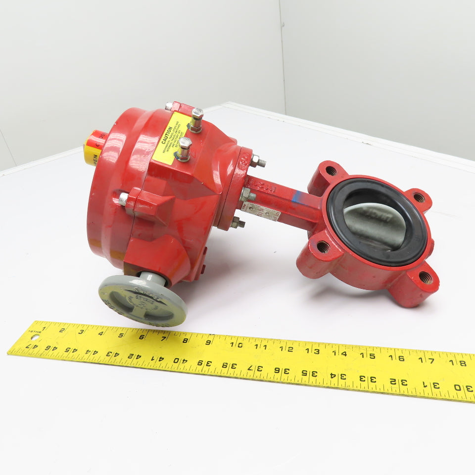 Bray 70-0061-113D0-536/A Electric Actuator with 3" Lug Butterfly Valve 120V 1Ph