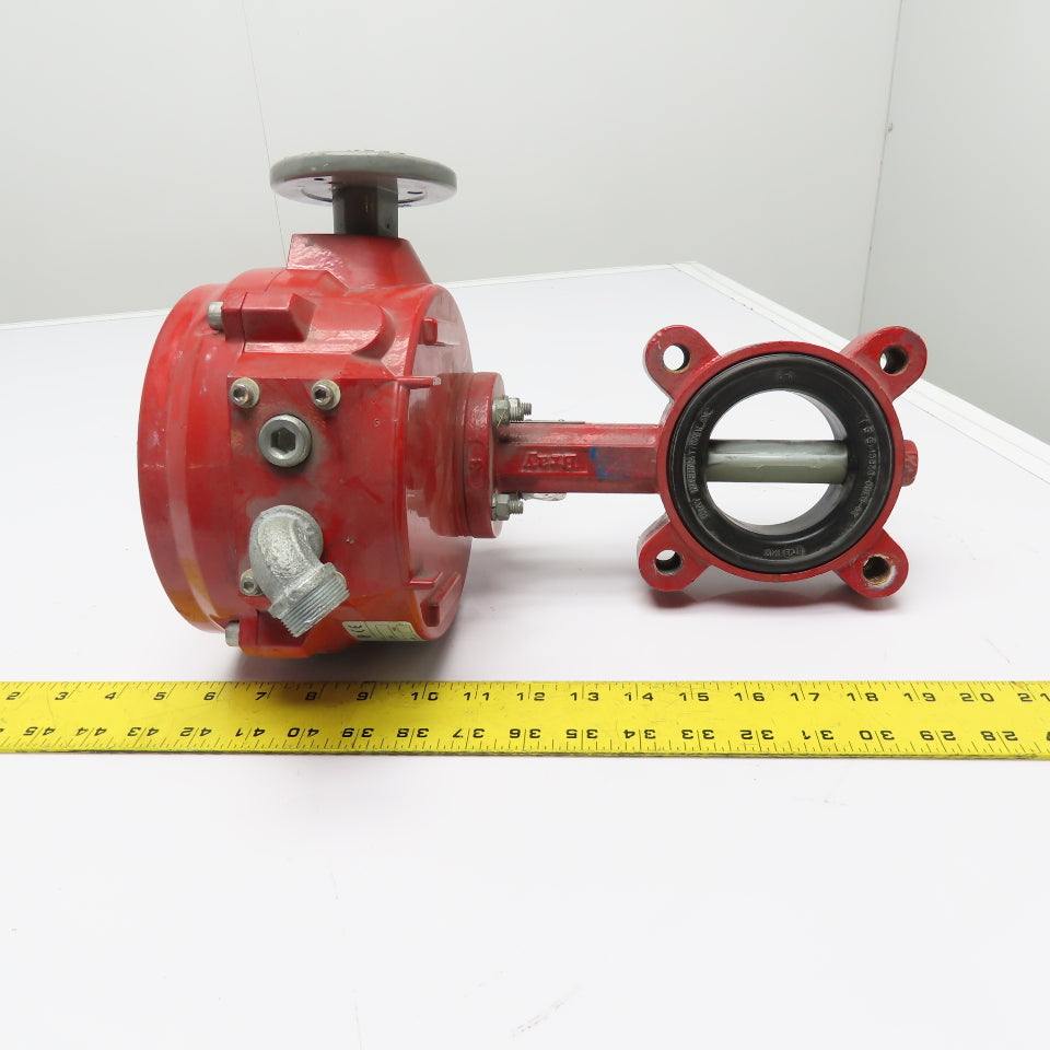 Bray 70-0061-113D0-536/A Electric Actuator with 3" Lug Butterfly Valve 120V 1Ph