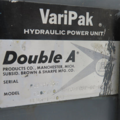 Double A 3HP 14 Gallon Hydraulic Power Unit 230/460V 3Ph 1725RPM
