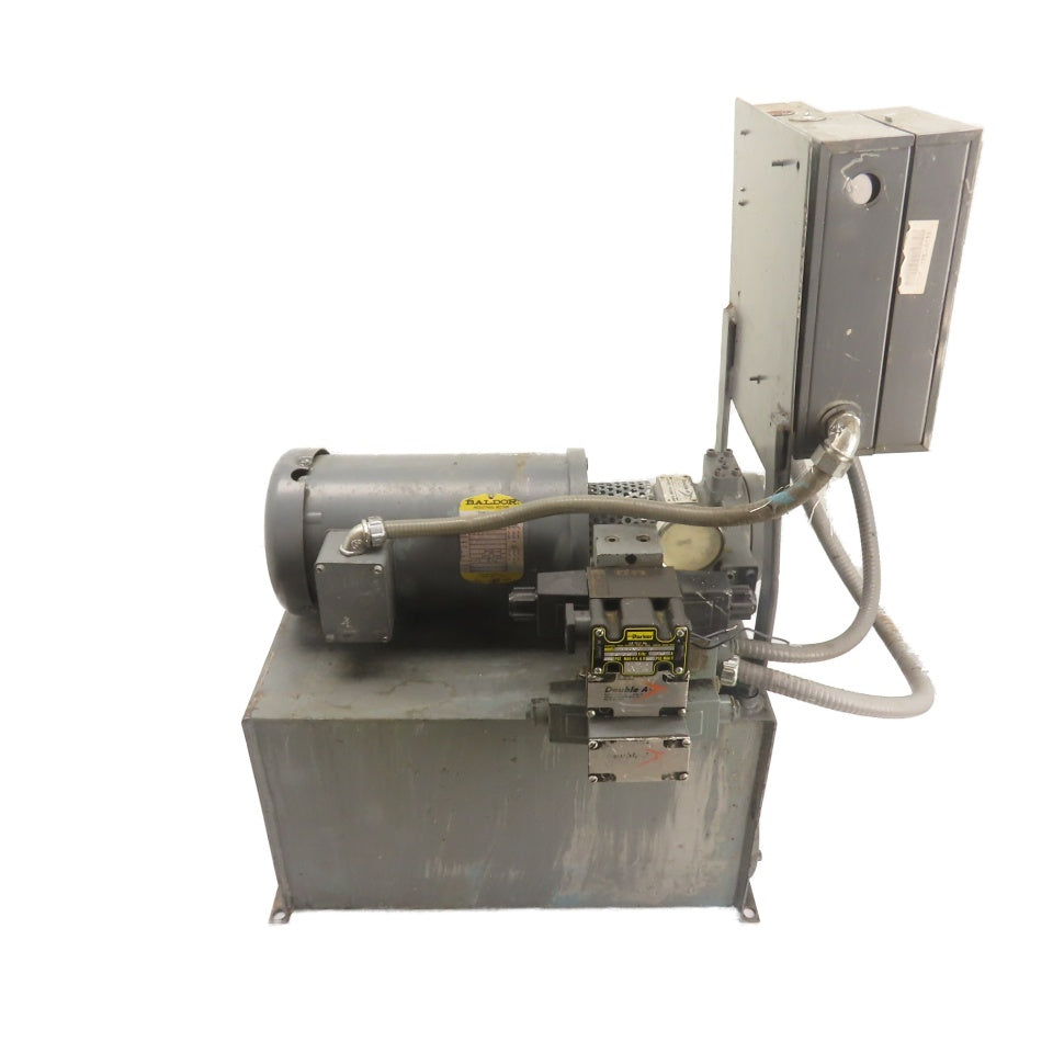 Double A 3HP 14 Gallon Hydraulic Power Unit 230/460V 3Ph 1725RPM