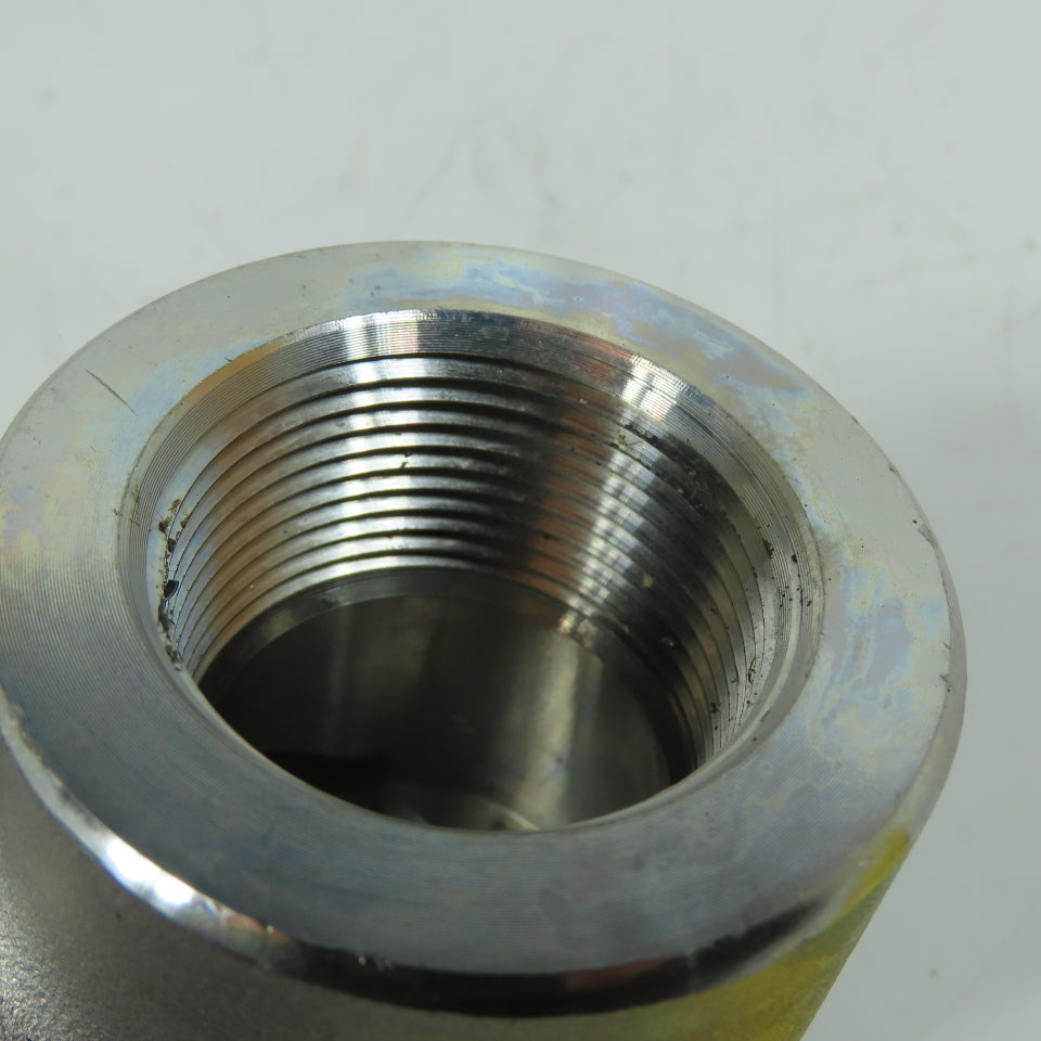 1-1/4" 3000# Forged Threaded 90° Pipe Elbow NPY x Socket Weld