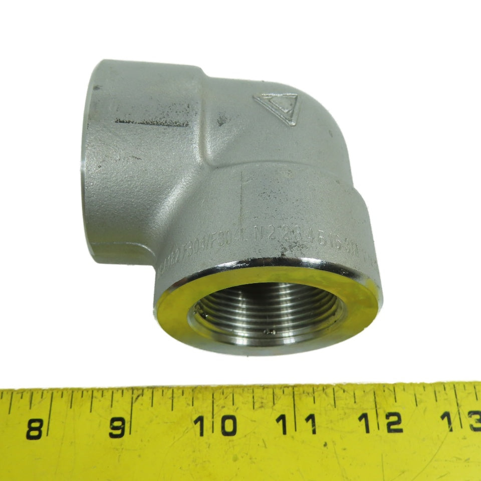 1-1/4" 3000# Forged Threaded 90° Pipe Elbow NPY x Socket Weld