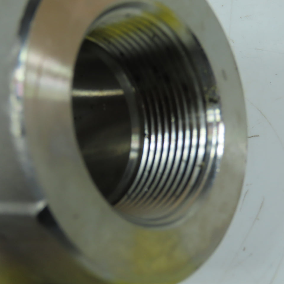 1-1/2" NPT 90° Threaded x Socket Weld Pipe Elbow Fitting Class 3000