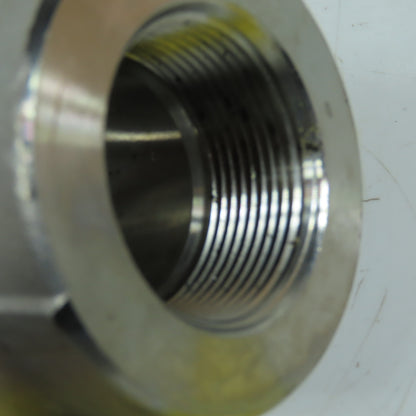 1-1/2" NPT 90° Threaded x Socket Weld Pipe Elbow Fitting Class 3000