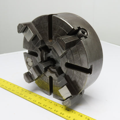 Cushman 12" 4-Jaw 4 Slot Independent Lathe Chuck 3.625" Thru Bore