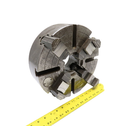Cushman 12" 4-Jaw 4 Slot Independent Lathe Chuck 3.625" Thru Bore