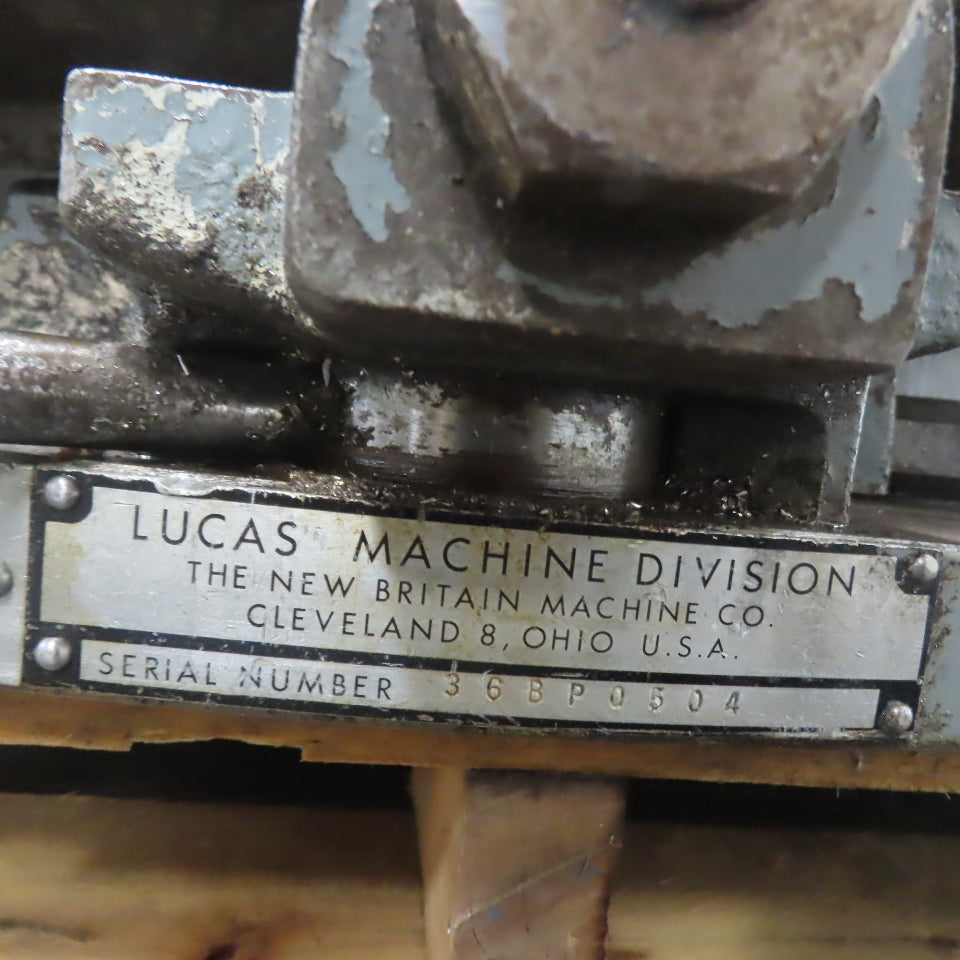 Lucas Machine 48" x 36" T-Slot Pneumatic Air Lift Indexing Rotary Table