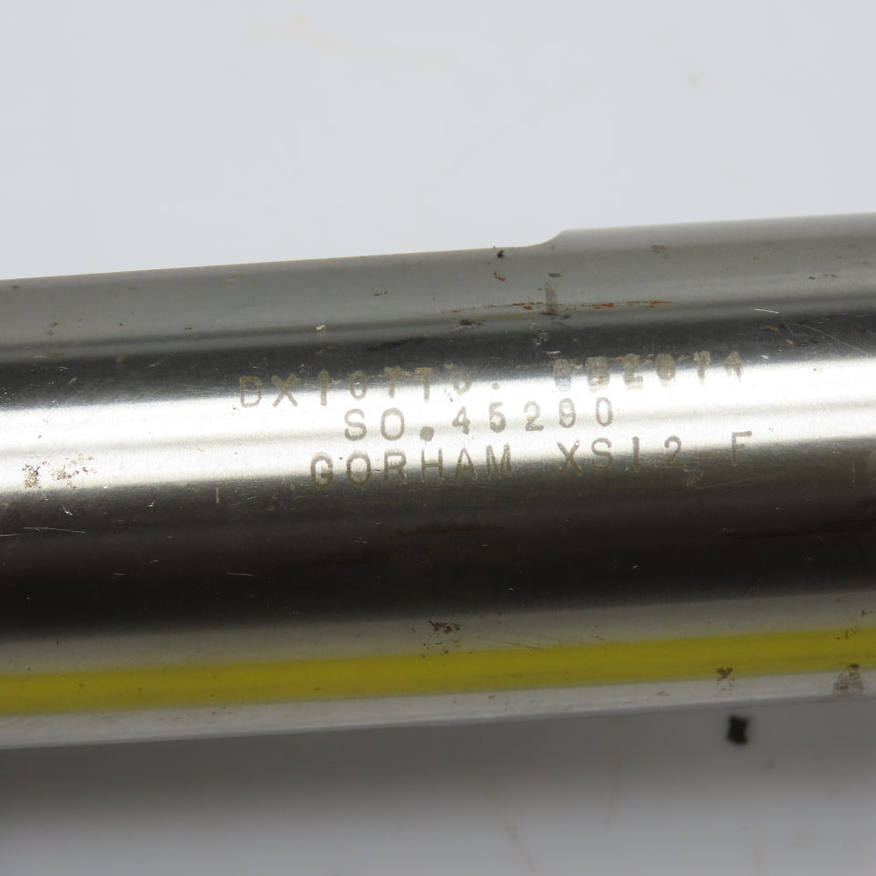 Gorham XS12-F 2.125-2.675" HSS Spiral Flute Piloted Helical End Mill Cutter