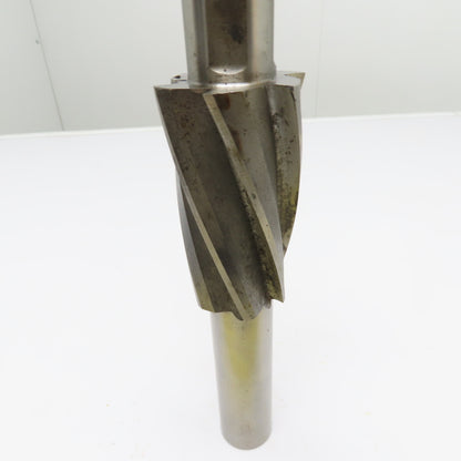 Gorham XS12-F 2.125-2.675" HSS Spiral Flute Piloted Helical End Mill Cutter