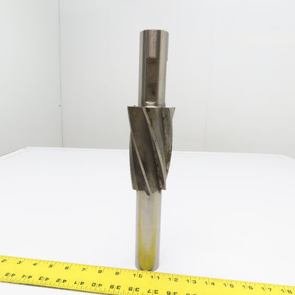 Gorham XS12-F 2.125-2.675" HSS Spiral Flute Piloted Helical End Mill Cutter