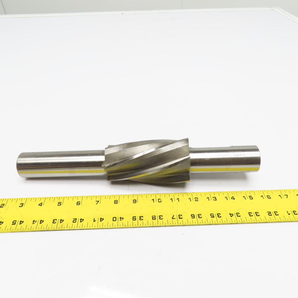 Gorham XS12-F 2.125-2.675" HSS Spiral Flute Piloted Helical End Mill Cutter