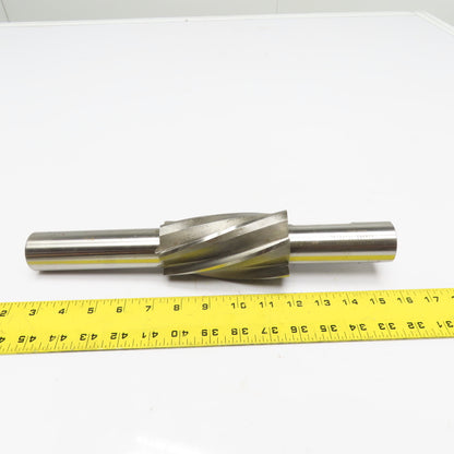 Gorham XS12-F 2.125-2.675" HSS Spiral Flute Piloted Helical End Mill Cutter