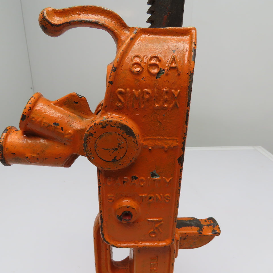 Simplex 86A 5 Ton Mechanical Ratchet Lever Jack 13" Stroke