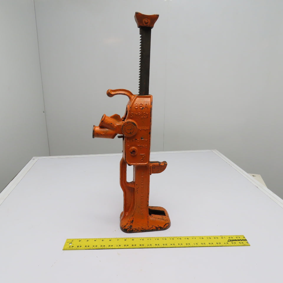 Simplex 86A 5 Ton Mechanical Ratchet Lever Jack 13" Stroke