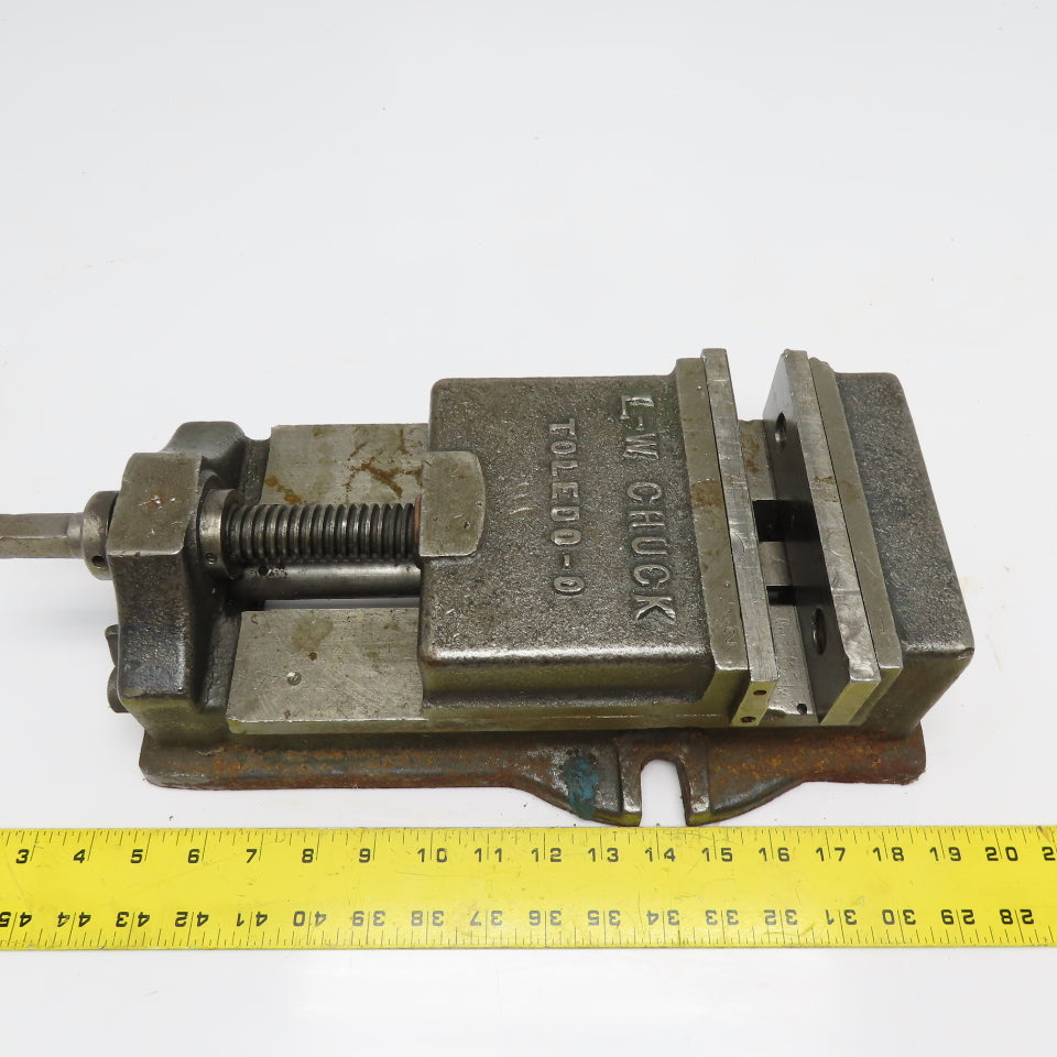 L-W Chuck N/A 6" Non Swivel Machinist Drill Press Bench Vise 6" Open