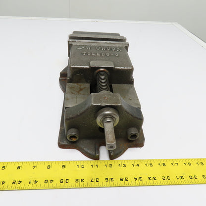 L-W Chuck N/A 6" Non Swivel Machinist Drill Press Bench Vise 6" Open