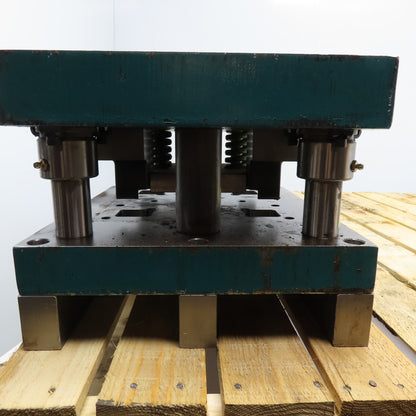16" x 14" Steel Die Shoe Set 13" Throat Dual Pin 5" Open Height