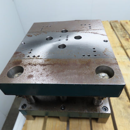 16" x 14" Steel Die Shoe Set 13" Throat Dual Pin 5" Open Height
