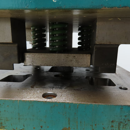 16" x 14" Steel Die Shoe Set 13" Throat Dual Pin 5" Open Height