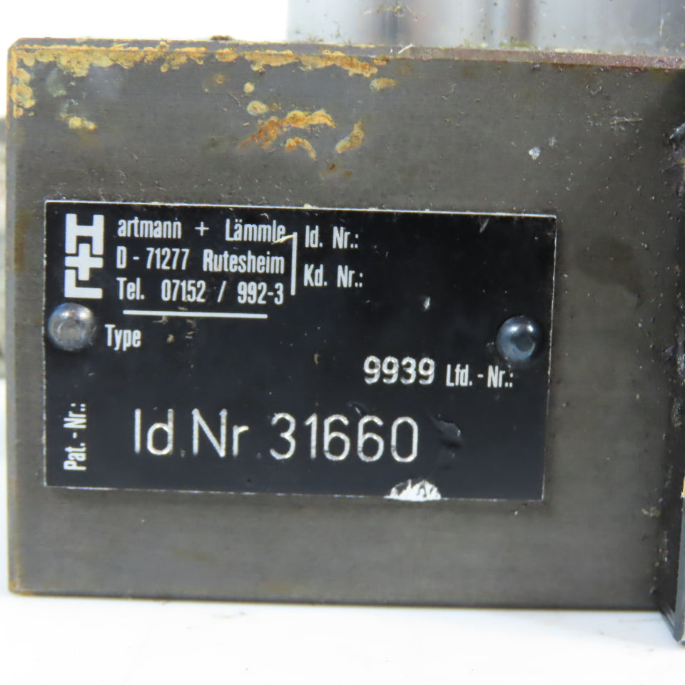 Hartmann + Lämmle Voith 250.00736010 Tank Damper Absorber 9939 Id Nr 31660