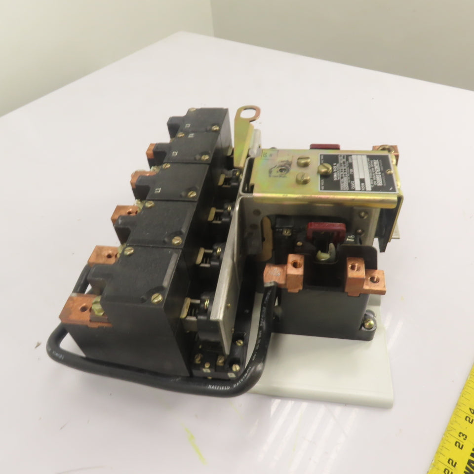 Square D 8536 F0-6 NEMA Size 4 3-Pole Magnetic Motor Starter 600VAC Ser C