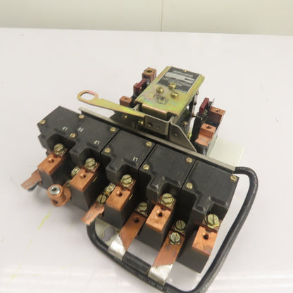 Square D 8536 F0-6 NEMA Size 4 3-Pole Magnetic Motor Starter 600VAC Ser C