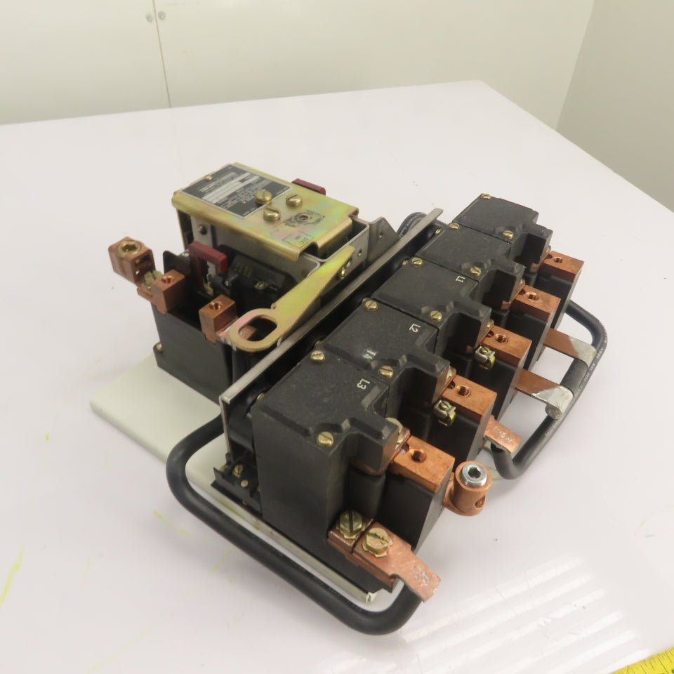 Square D 8536 F0-6 NEMA Size 4 3-Pole Magnetic Motor Starter 600VAC Ser C