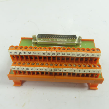 Weidmuller E141197 915956-67 37-Pin D-Sub Terminal Block Interface Module