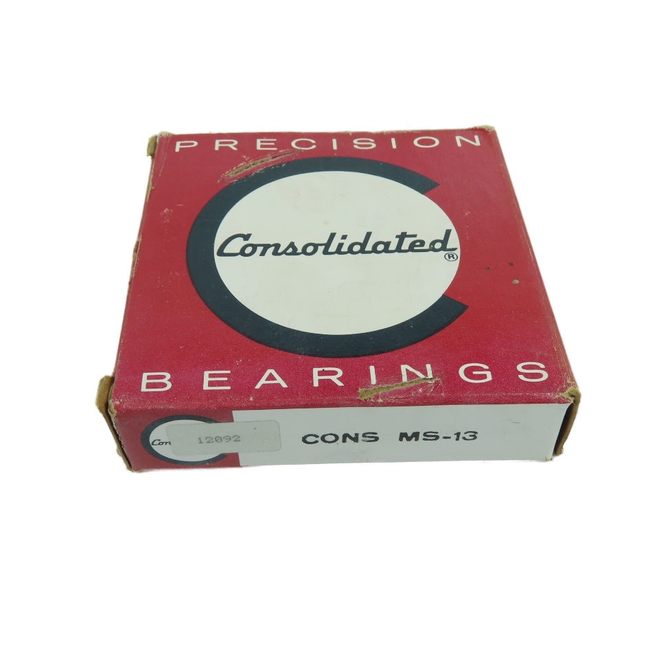 Consolidated MS-13 Deep Groove Ball Bearing 1-1/2" Bore 3-3/4" OD