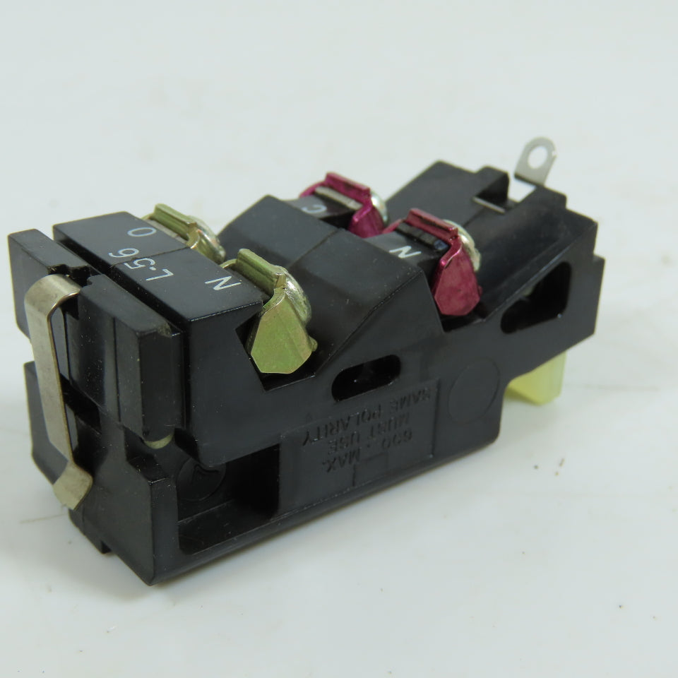 Westinghouse 180C138G01 L-56 Interlock Auxiliary Contact 1NO/1NC 600VAC