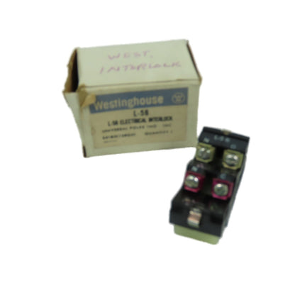 Westinghouse 180C138G01 L-56 Interlock Auxiliary Contact 1NO/1NC 600VAC