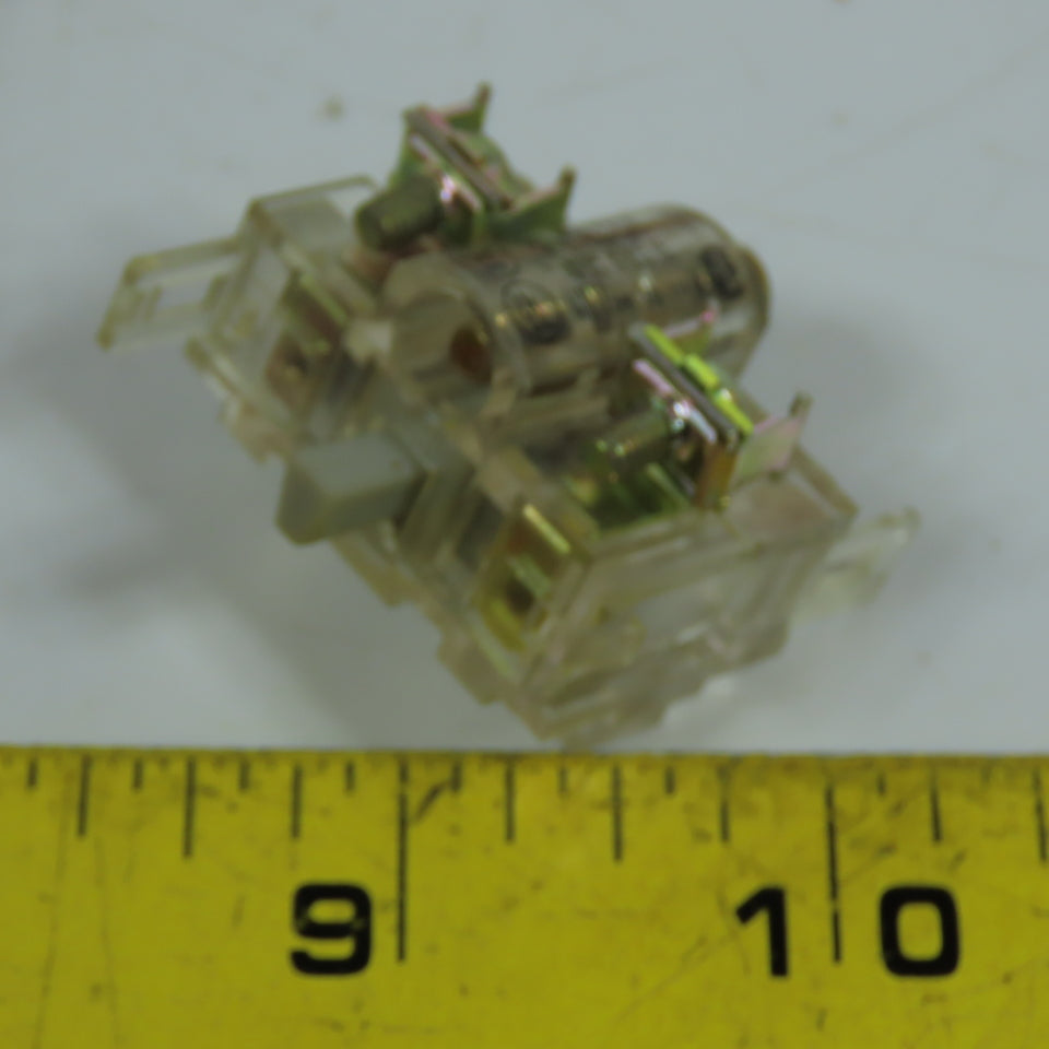 Westinghouse PB1B Pushbutton Normally Closed Contact Block 600V Lot Of 2